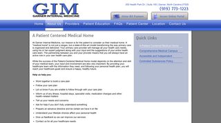 
                            6. A Patient Centered Medical Home - Garner Internal Medicine - Garner Internal Medicine Patient Portal