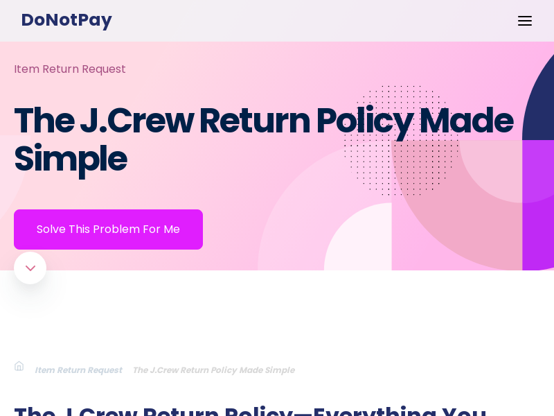 
                            3. A Quick J.Crew Return Policy Guide