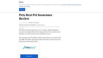A Review of Pets Best Pet Insurance