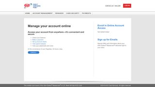 AAA Dollars® Mastercard® | Online Account Access - Aaa Financial Services Credit Card Portal
