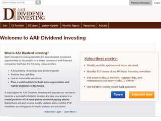 AAII: Dividend Investing