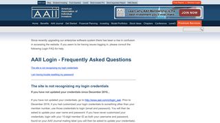 
                            2. AAII Login - American Association of Individual Investors - Aaii Com Portal