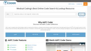 
                            6. AAPC Coder - Medical Codes Search & Lookup Online - Aapc Member Portal