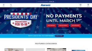 Aaron's: Rent to Own Furniture, Electronics, Appliances | Aaron's - Aarons Com Portal