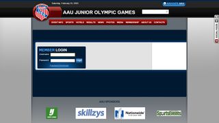 
AAU Junior Olympic Games > Login  

