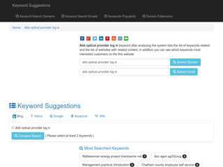 Abb optical provider log in" Keyword Found Websites ...