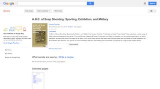 
                            8. A.B.C. of Snap Shooting: Sporting, Exhibition, and Military - Abc Snap Portal