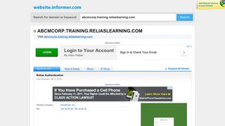 
                            7. abcmcorp.training.reliaslearning.com at WI. Relias ... - Abcm Relias Learning Login
