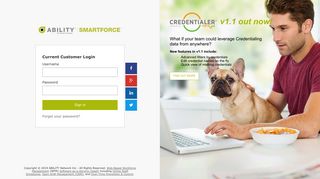 
                            1. Ability SMARTFORCE - Customer Secure Login - Shifthound Employee Portal