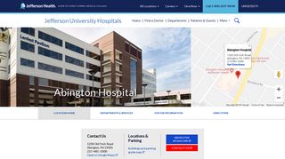 
                            5. Abington - Jefferson Health - Jefferson University Hospitals - Amh Patient Portal