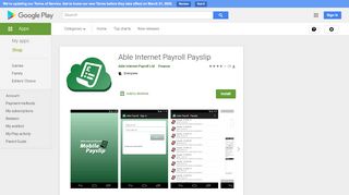 
                            7. Able Internet Payroll Payslip - Apps on Google Play - Able Internet Payroll Portal