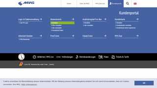 
                            4. Abonnements im Münchner Verkehrs- und Tarifverbund (MVV) - MVG - Mvg Abo Service Online Portal