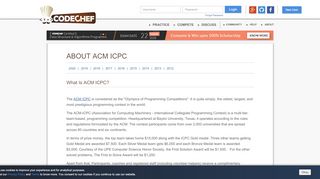 
                            8. About ACM ICPC | CodeChef - Acm Icpc Portal