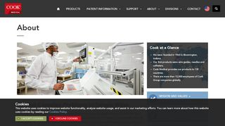 
                            4. About | Cook Medical - Cook Medical Employee Portal