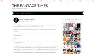 
                            3. About fantage japan! | The Fantage Times - Fantage Japan Sign Up