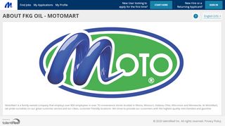 
                            3. About FKG Oil - MotoMart - talentReef Applicant Portal - Motomart Employee Login