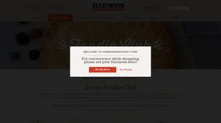 
                            1. About Foodie Club - Harmons - Harmons Portal
