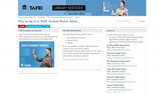 
                            8. About - How to log in to TAFE Student Portal - LibGuides at Western ... - Student Portal Swsi