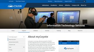 
                            2. About myCoyote | CSUSB - My Coyote Portal