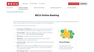 About Online & Mobile Banking  Benefits, Features ... - BECU
