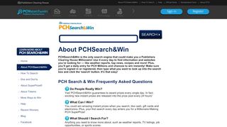 
                            4. About PCHSearch&Win - PCH Search & Win - Pch Search Portal