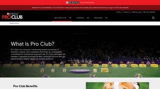 
About Pro Club Dog | Purina® Pro Club®  
