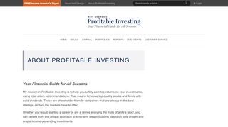 
                            7. About Profitable Investing | Neil George's Profitable Investing