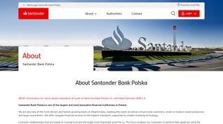 About | Santander Bank Polska (dawniej BZWBK) - Wbk Bank English Portal