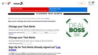 
                            1. About Text Alerts WKYC in Cleveland | WKYC.com - Wkyc Ialert Sign Up