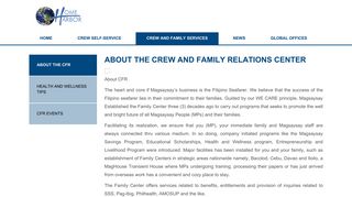 
                            2. About the CFR | Home Harbor - Home Harbor Login