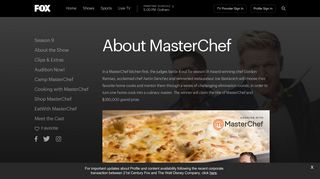 
                            7. About the Show | MasterChef with Gordon Ramsay on FOX - Masterchef Sign Up
