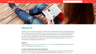 
                            5. About Us - BookBub - Bookbub Com Portal