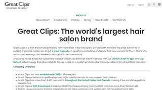 
About Us | Great Clips
