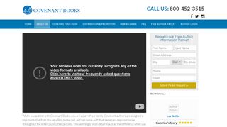 
                            2. About Us | Share your message | Covenant Books - Covenant Books Author Portal