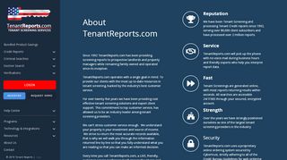 About Us | TenantReports.com - Tenantreports Com Portal