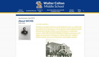
                            6. About WCMS – School Information – Walter Colton Middle School - Walter Colton Middle School Student Portal