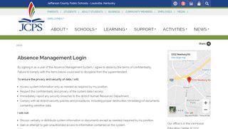 
Absence Management Login | JCPS  
