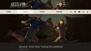 
                            4. Absolver: Enter Beta Testing this weekend - Absolver Beta Sign Up
