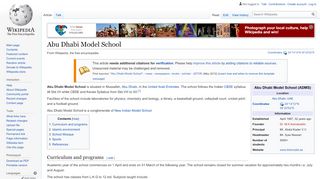 
                            4. Abu Dhabi Model School - Wikipedia - The Model School Portal