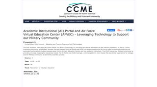 
                            6. Academic Institutional (AI) Portal and Air Force Virtual Education Center - Air Force Education Portal