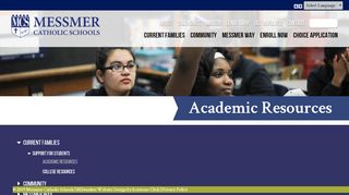 Academic Resources  Messmer Schools