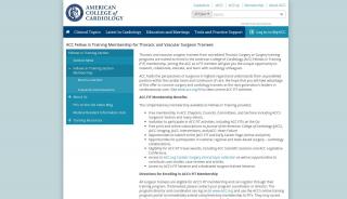 
                            3. ACC Fellow in Training Membership for Thoracic and Vascular ... - Acc Travel Portal