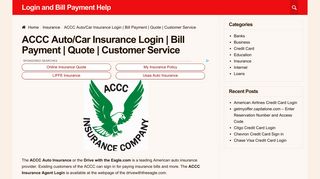 ACCC Auto/Car Insurance Login  Bill Payment  Quote ...