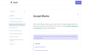 
                            9. Accept Blocks - Qwilr Help Center - Qwilr Sign In