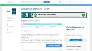 
Access app.goclio.com. Clio - Login  
