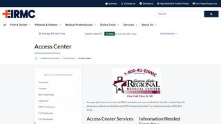 
                            4. Access Center | Eastern Idaho Regional Medical Center ... - EIRMC - Eirmc Employee Portal