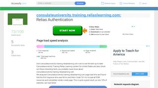 
                            4. Access consulateuniversity.training.reliaslearning.com. Relias ... - Consulate University Login
