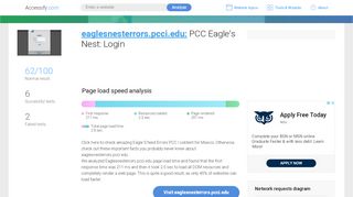 
                            6. Access eaglesnesterrors.pcci.edu. PCC Eagle's Nest: Login - Pcc Eagles Nest Portal