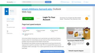 
                            4. Access email.childrens.harvard.edu. Outlook Web App - Boston Children's Email Login