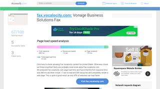 
                            5. Access fax.vocalocity.com. Vonage Business Solutions Fax - Fax Vocalocity Com Portal